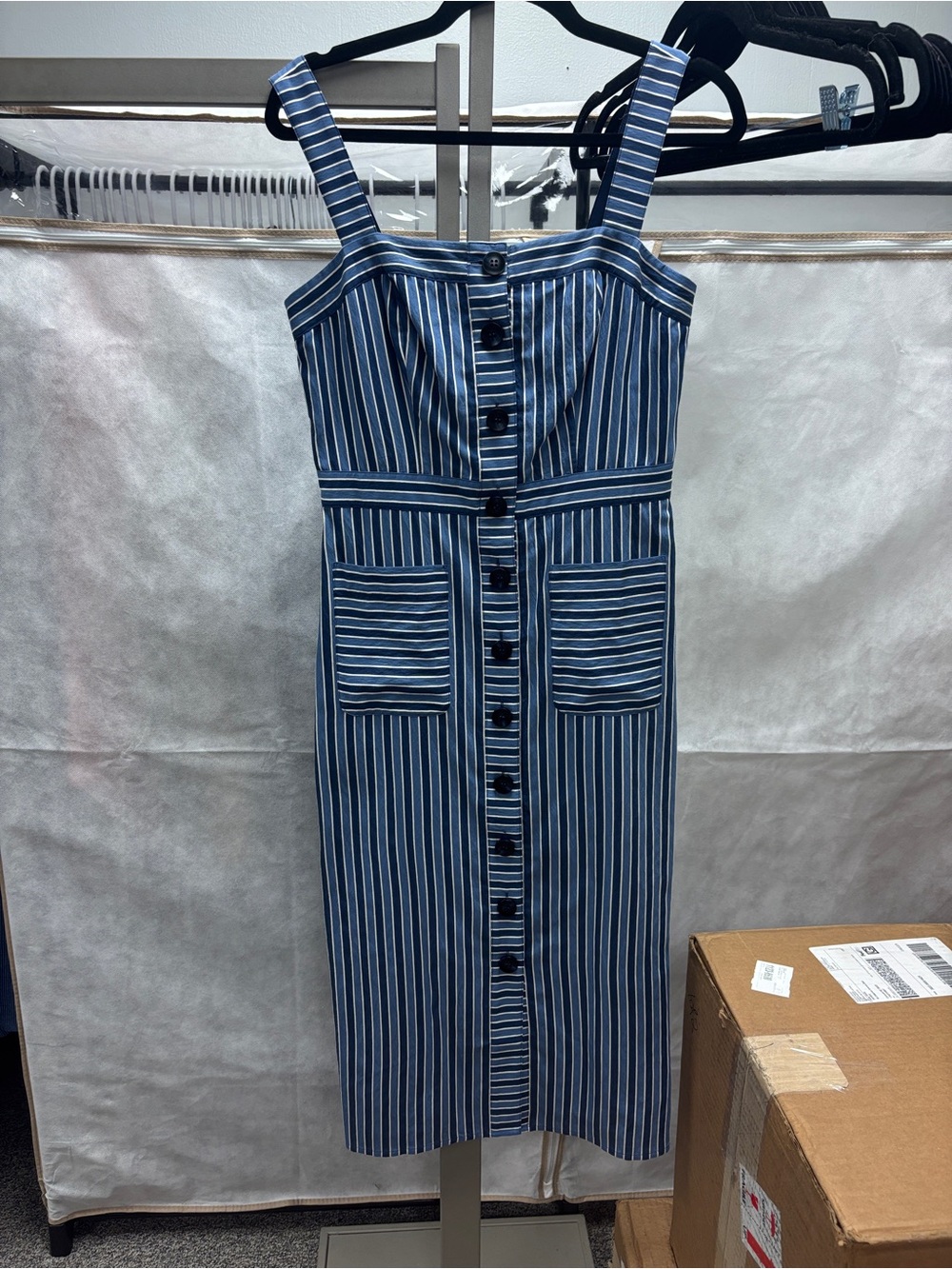 Cartolina Natalie Stripe Dress
